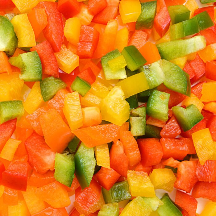 فلفل ألوان مكعبات Pepper Cubes